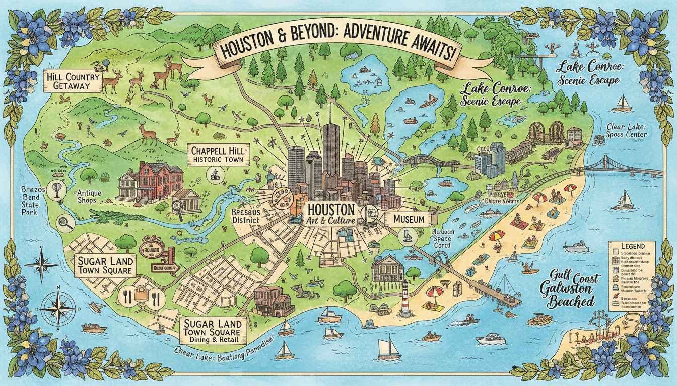 best places to visit near houston tx